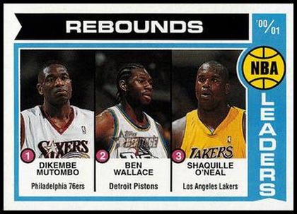148 2000-01 NBA Rebounds Leaders